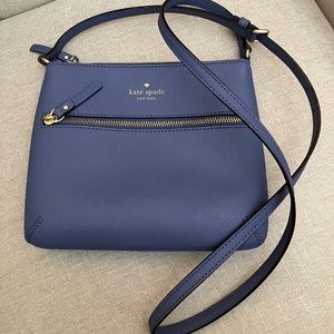 Kate Spade saffiano leather lilac blue crossbody.